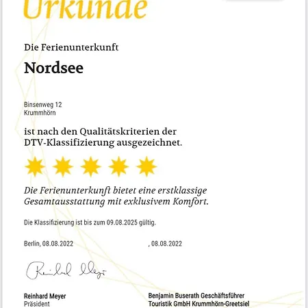Apartment Ferienwohnung-nordsee *